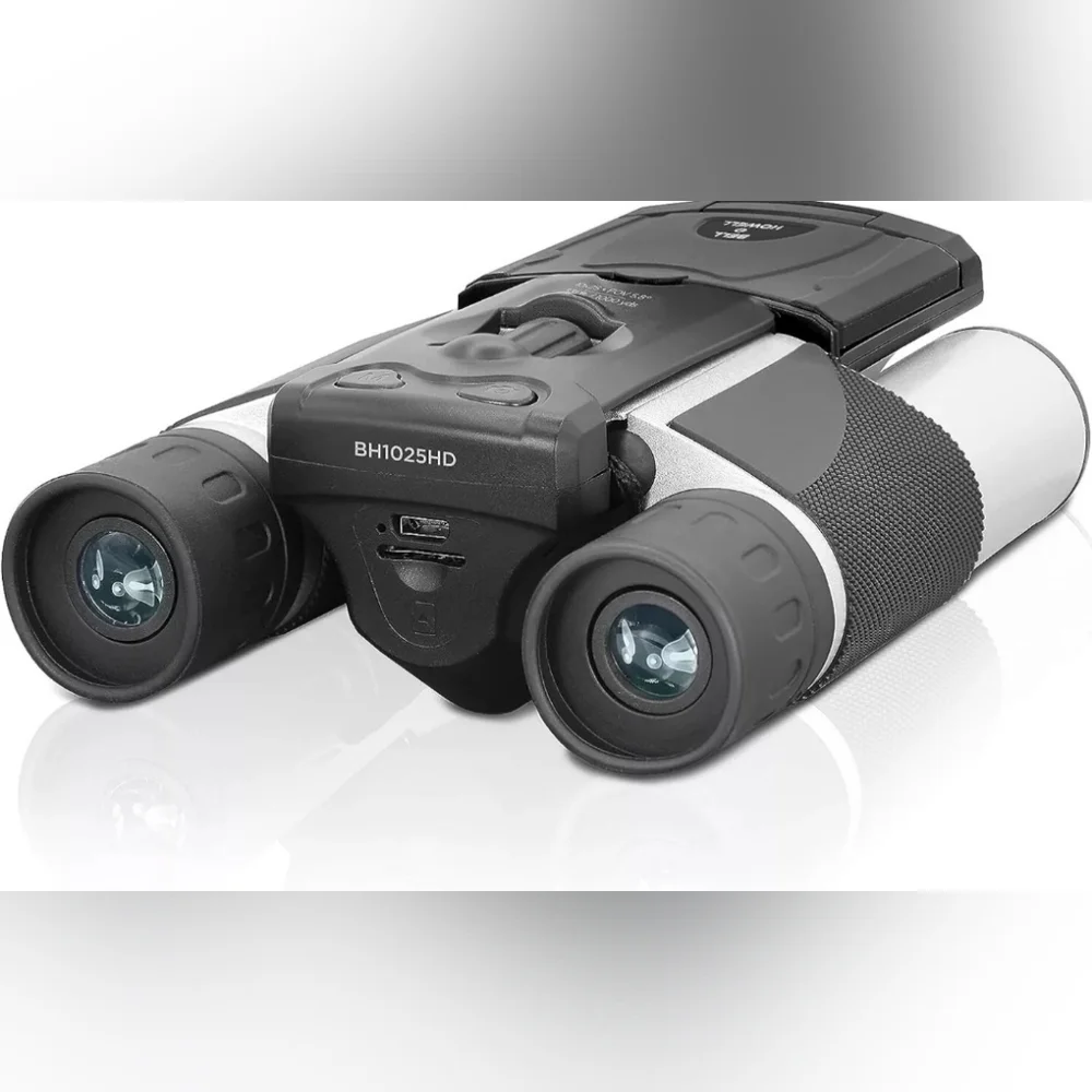BELL+HOWELL BH1025HD 10X25 BINOCULARS WITH 2.5K HD DIGITAL CAMERA New Sealed Box